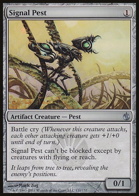 Signal Pest, Mirrodin Besieged #131, Magic: The Gathering card