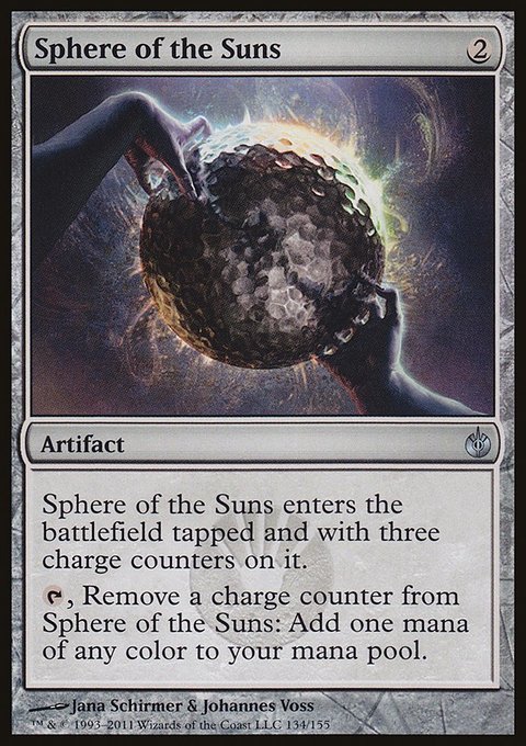 Sphere of the Suns, Mirrodin Besieged #134, Magic: The Gathering card