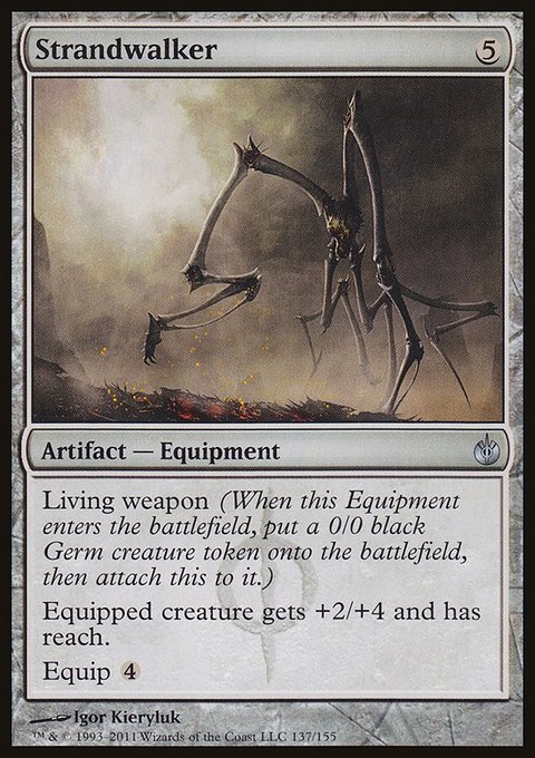 Strandwalker, Mirrodin Besieged #137, Magic: The Gathering card