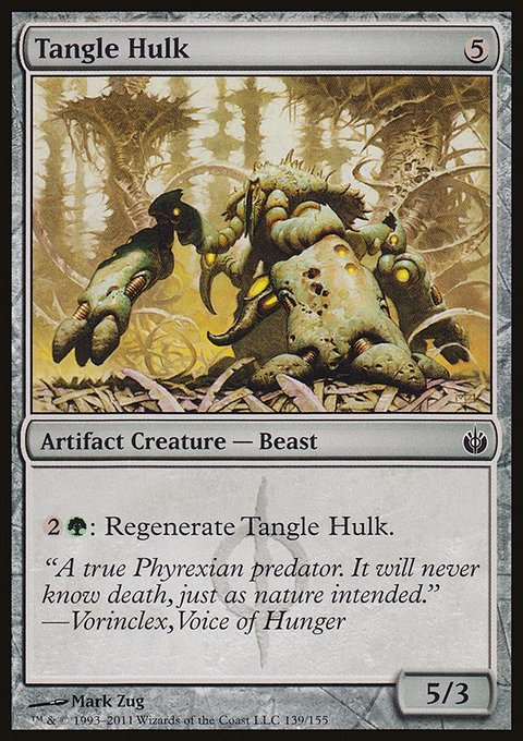 Tangle Hulk, Mirrodin Besieged #139, Magic: The Gathering card