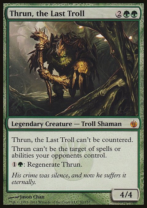 Thrun, the Last Troll, Mirrodin Besieged #92, Magic: The Gathering card