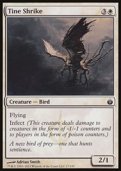 Tine Shrike, Mirrodin Besieged #17, Magic: The Gathering card