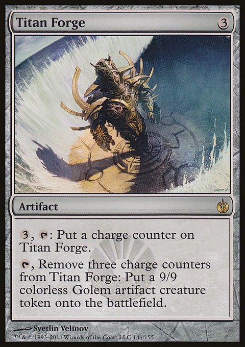 Titan Forge, Mirrodin Besieged #141, Magic: The Gathering card