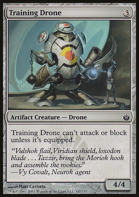 Training Drone, Mirrodin Besieged #142, Magic: The Gathering card