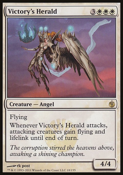 Victory's Herald, Mirrodin Besieged #18, Magic: The Gathering card