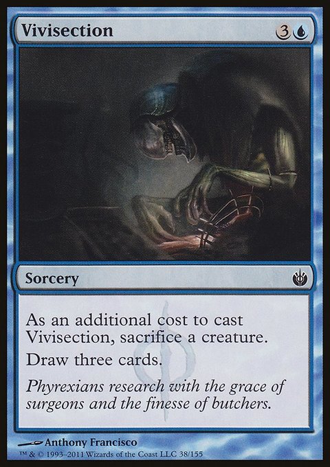 Vivisection, Mirrodin Besieged #38, Magic: The Gathering card
