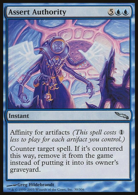 Assert Authority, Mirrodin #30, Magic: The Gathering card