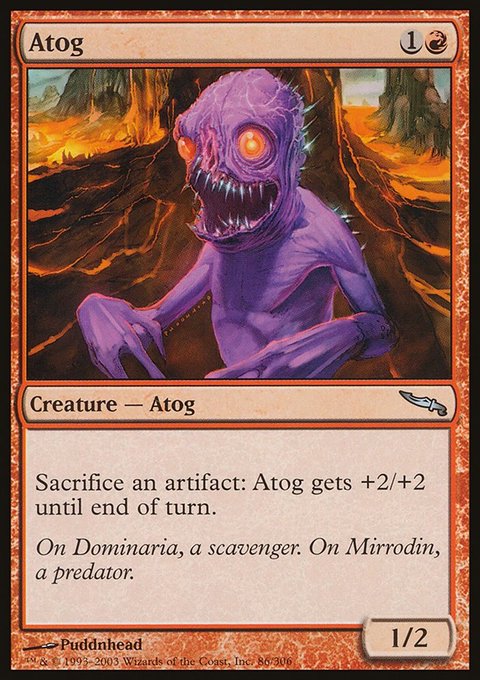 Atog, Mirrodin #86, Magic: The Gathering card