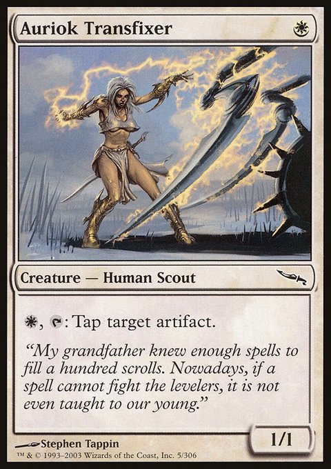 Auriok Transfixer, Mirrodin #5, Magic: The Gathering card