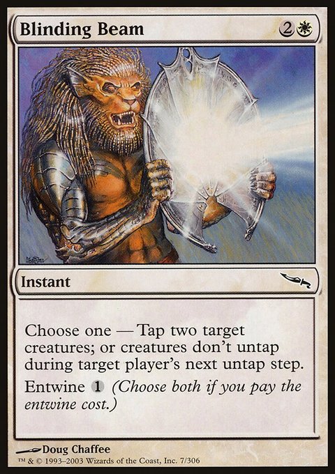 Blinding Beam, Mirrodin #7, Magic: The Gathering card