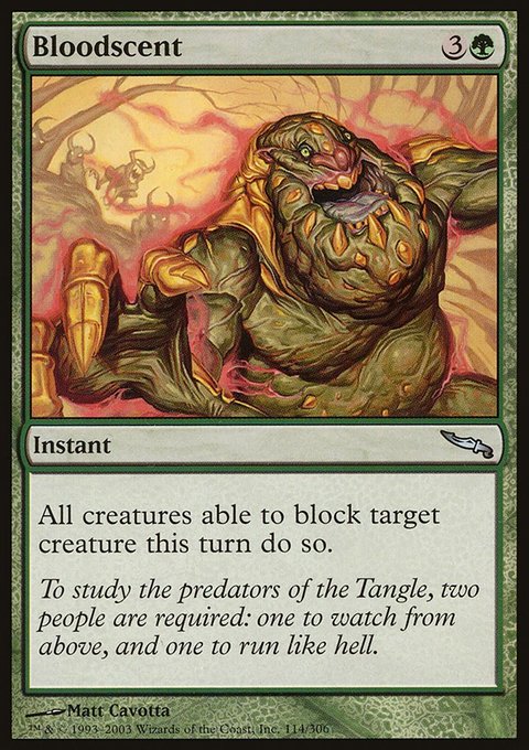 Bloodscent, Mirrodin #114, Magic: The Gathering card