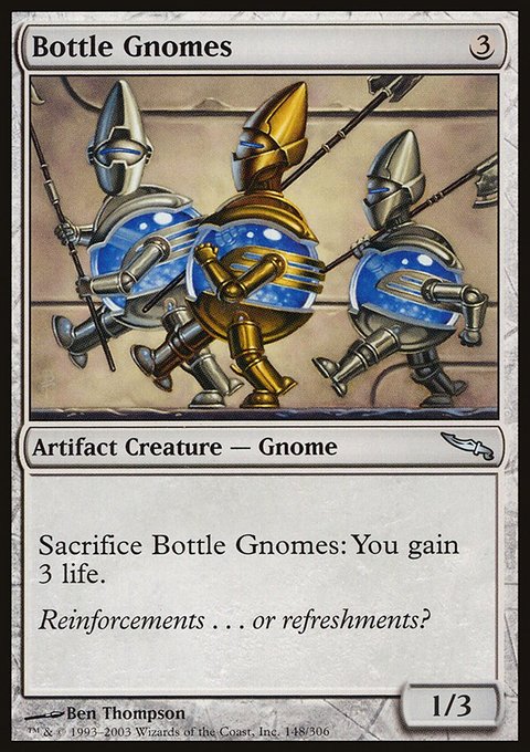 Bottle Gnomes, Mirrodin #148, Magic: The Gathering card