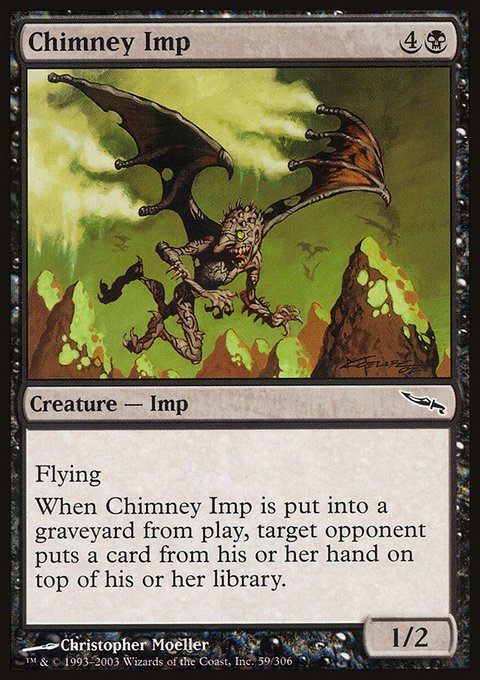 Chimney Imp, Mirrodin #59, Magic: The Gathering card