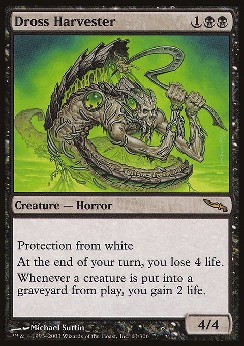 Dross Harvester, Mirrodin #63, Magic: The Gathering card