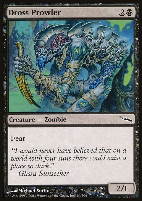Dross Prowler, Mirrodin #64, Magic: The Gathering card