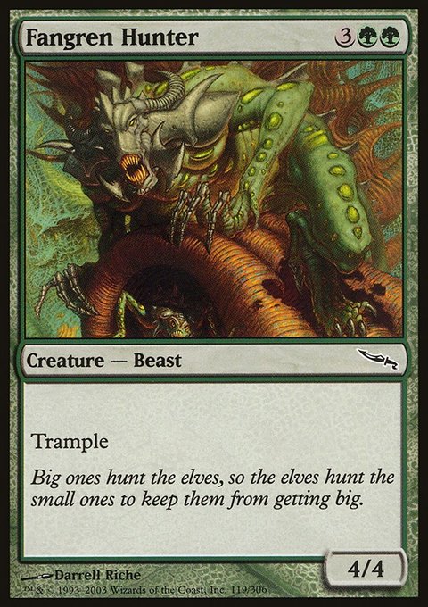 Fangren Hunter, Mirrodin #119, Magic: The Gathering card