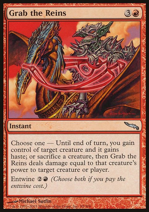 Grab the Reins, Mirrodin #95, Magic: The Gathering card