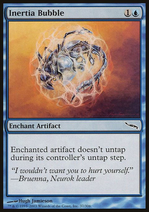 Inertia Bubble, Mirrodin #37, Magic: The Gathering card