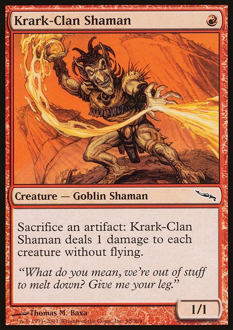 Krark-Clan Shaman, Mirrodin #98, Magic: The Gathering card