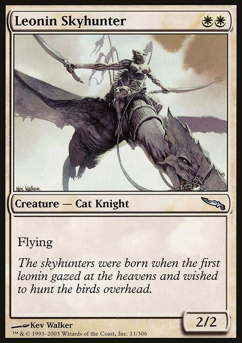 Leonin Skyhunter, Mirrodin #11, Magic: The Gathering card