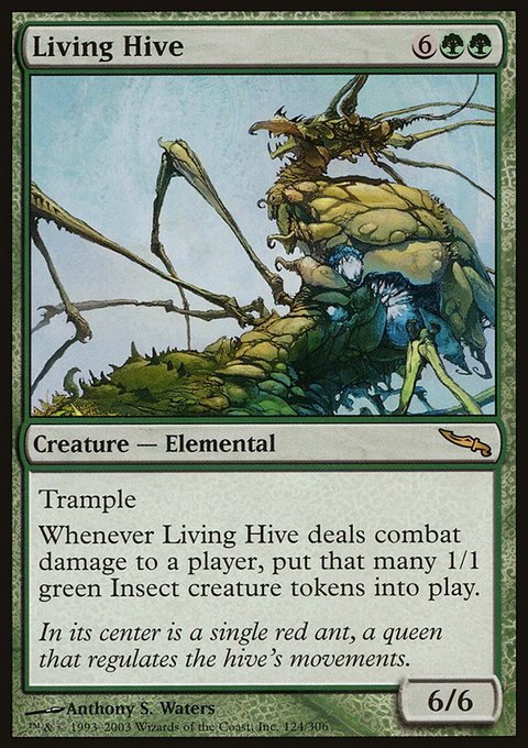 Living Hive, Mirrodin #124, Magic: The Gathering card