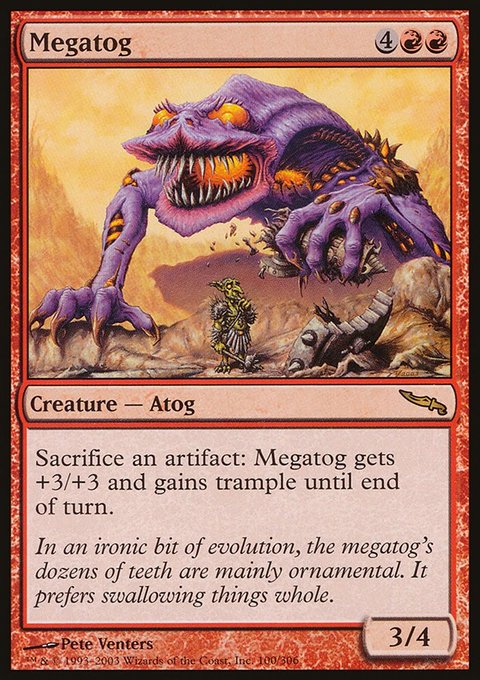 Megatog, Mirrodin #100, Magic: The Gathering card