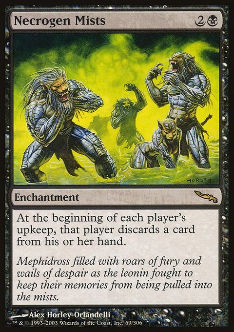 Necrogen Mists, Mirrodin #69, Magic: The Gathering card