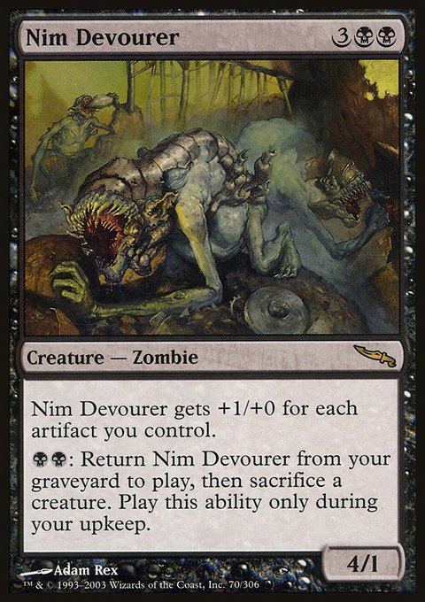 Nim Devourer, Mirrodin #70, Magic: The Gathering card