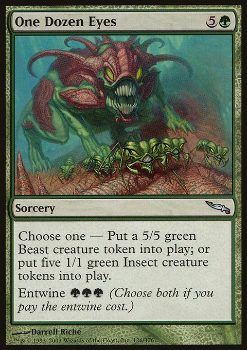 One Dozen Eyes, Mirrodin #126, Magic: The Gathering card