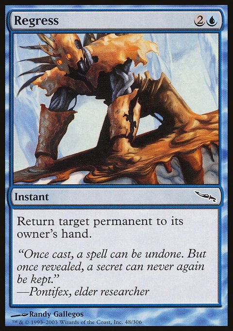 Regress, Mirrodin #48, Magic: The Gathering card