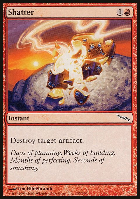 Shatter, Mirrodin #105, Magic: The Gathering card