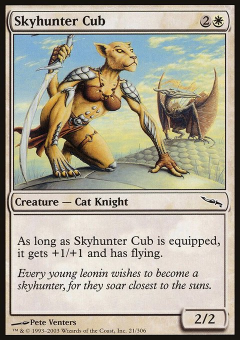 Skyhunter Cub, Mirrodin #21, Magic: The Gathering card