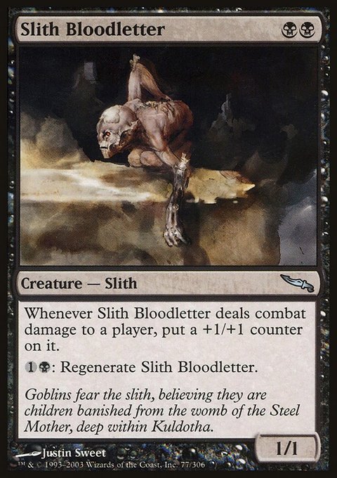 Slith Bloodletter, Mirrodin #77, Magic: The Gathering card