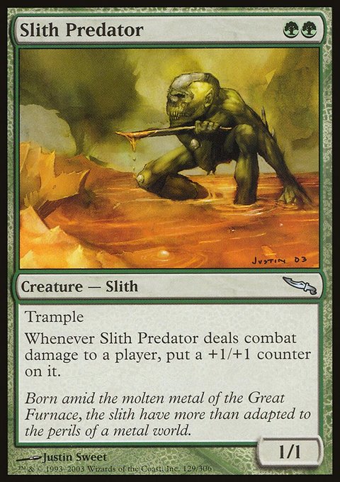 Slith Predator, Mirrodin #129, Magic: The Gathering card