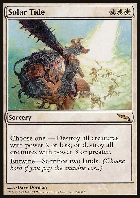 Solar Tide, Mirrodin #24, Magic: The Gathering card