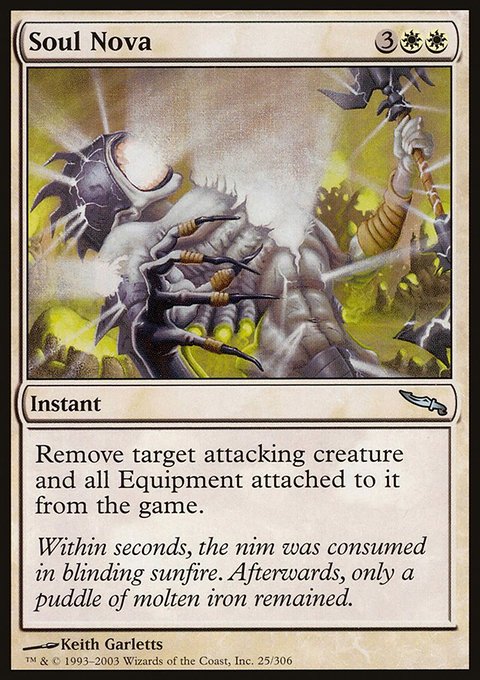 Soul Nova, Mirrodin #25, Magic: The Gathering card