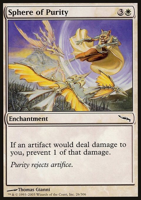 Sphere of Purity, Mirrodin #26, Magic: The Gathering card