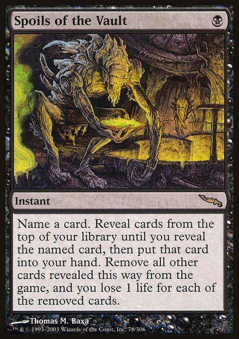 Spoils of the Vault, Mirrodin #78, Magic: The Gathering card