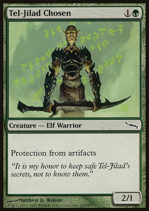Tel-Jilad Chosen, Mirrodin #132, Magic: The Gathering card