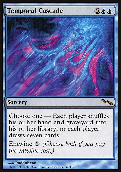 Temporal Cascade, Mirrodin #52, Magic: The Gathering card