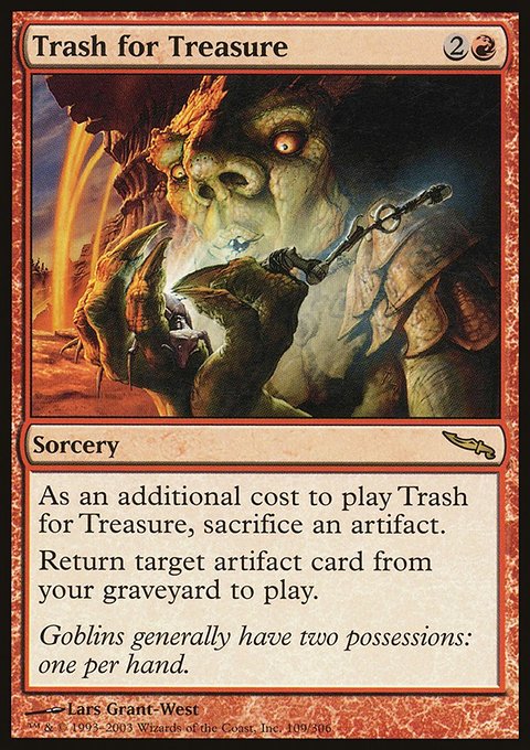Trash for Treasure, Mirrodin #109, Magic: The Gathering card