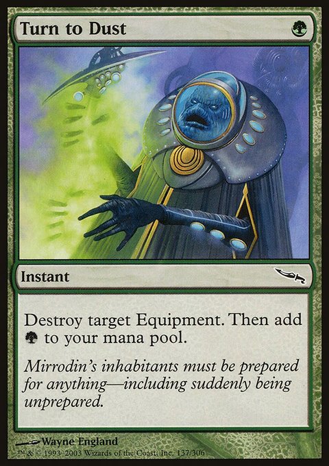 Turn to Dust, Mirrodin #137, Magic: The Gathering card