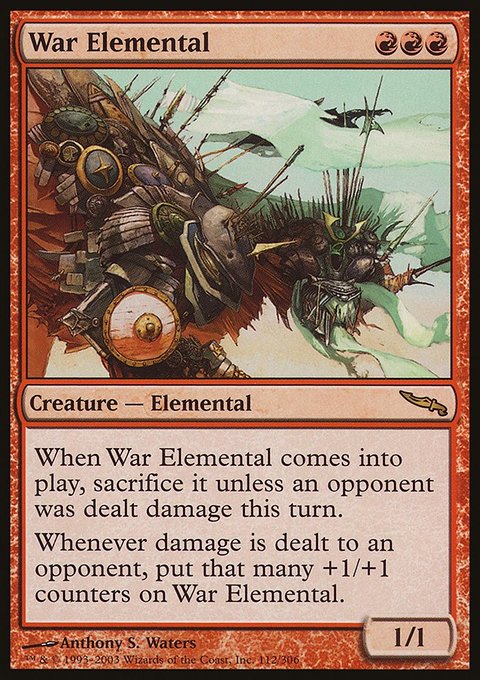War Elemental, Mirrodin #112, Magic: The Gathering card