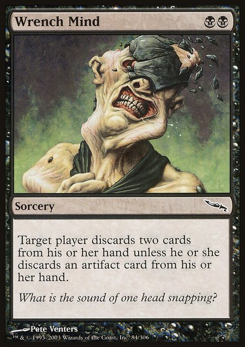 Wrench Mind, Mirrodin #84, Magic: The Gathering card