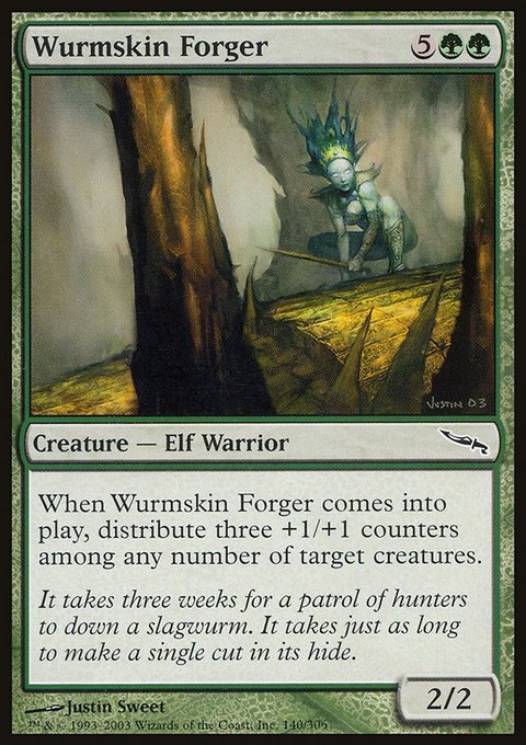 Wurmskin Forger, Mirrodin #140, Magic: The Gathering card