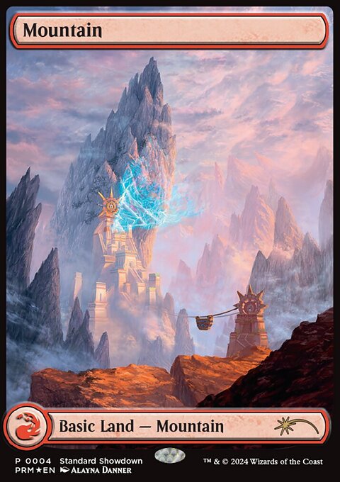 Mountain, MKM Standard Showdown #4, Magic: The Gathering card