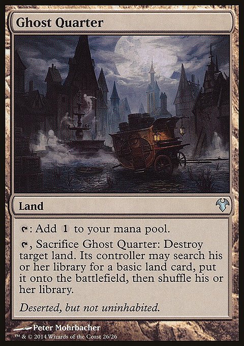 Ghost Quarter, Modern Event Deck 2014 #26, Magic: The Gathering card
