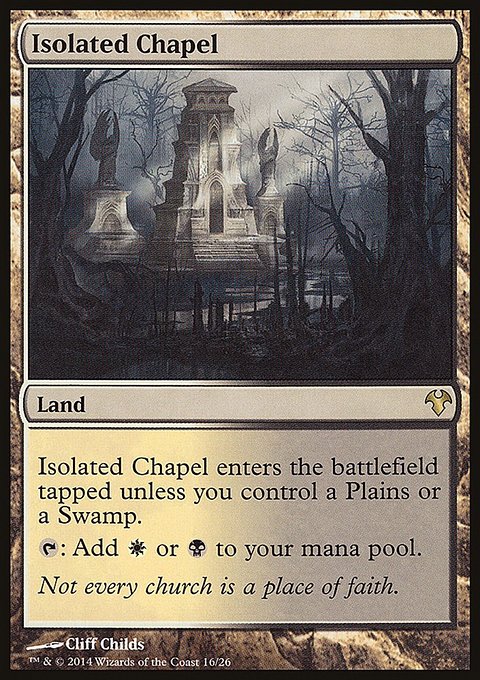 Isolated Chapel, Modern Event Deck 2014 #16, Magic: The Gathering card