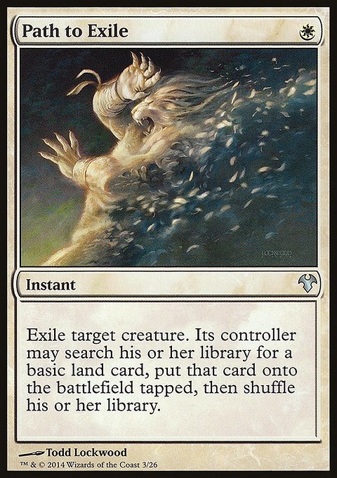 Path to Exile, Modern Event Deck 2014 #3, Magic: The Gathering card