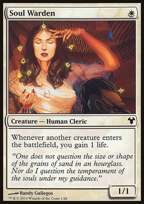 Soul Warden, Modern Event Deck 2014 #1, Magic: The Gathering card